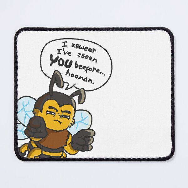 Item preview, I've zseen you BEEfor Hooman - Bee Trivia Illustration designed and sold by PeanutCandy.