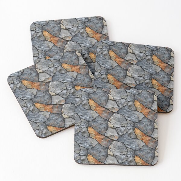 Item preview, Stacked Rustic Stone Wall Blocks Pattern designed and sold by NTGUILTY.