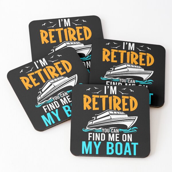 Item preview, I'M Retired You Can Find Me On My Boat Funny Retirement designed and sold by arzateiosumn.