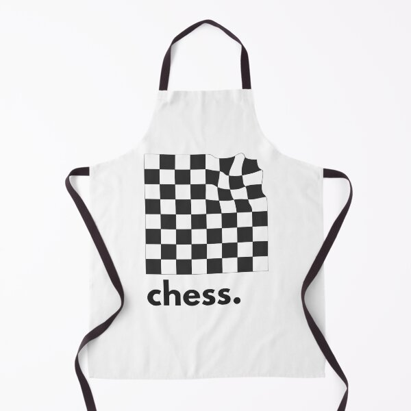 Item preview, Minimal Distorted Chessboard – Modern Chess Aesthetic Design designed and sold by felixpauli.