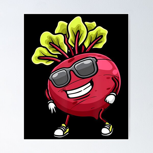 Item preview, Beet Dancing Beetroot Vegetable Dance designed and sold by malhanasbih.