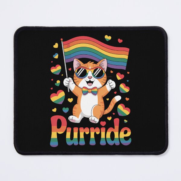 Item preview, Purride Cat Lover Pride Month Gay Rights Rainbow Cat Lover designed and sold by DentistLegal.