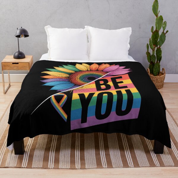 Item preview, Be You Gay Pride LGBT Ally Sunflower LGBTQ designed and sold by DentistLegal.