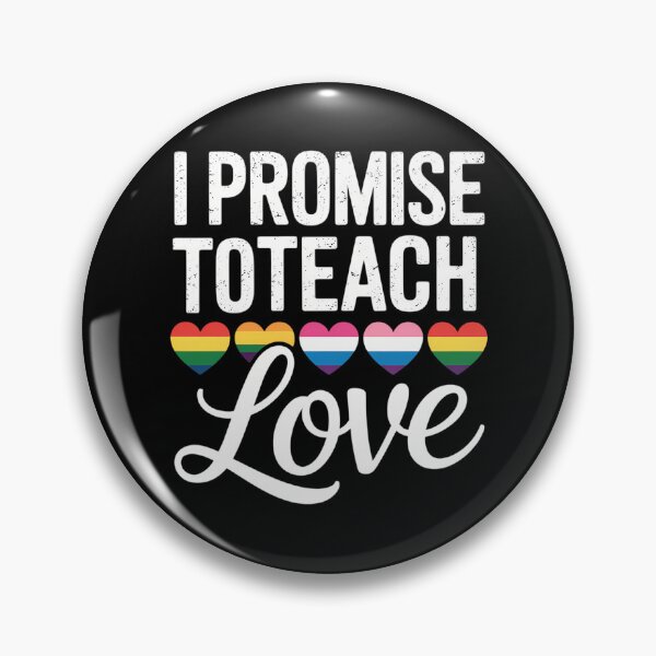 Item preview, I Promise To Teach Love LGBT-Q Pride Proud Ally Teacher designed and sold by DentistLegal.
