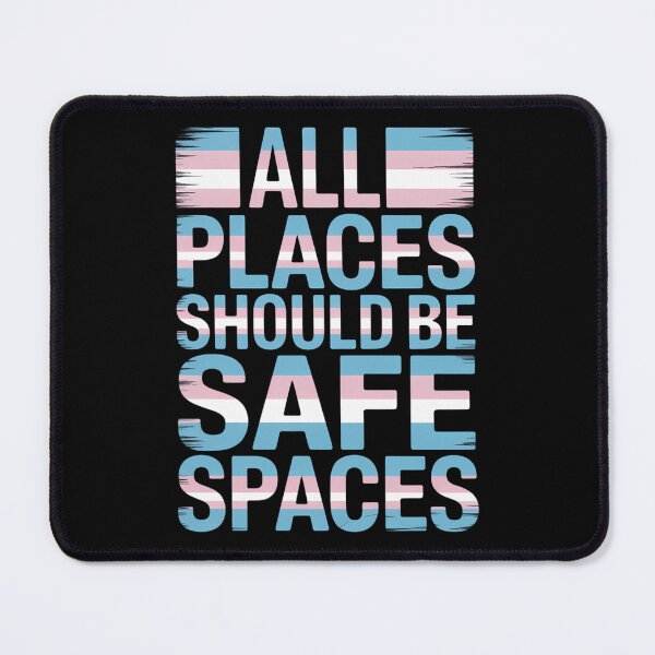 Item preview, Transgender All Spaces Safe Trans Pride Flag LGBT designed and sold by DentistLegal.
