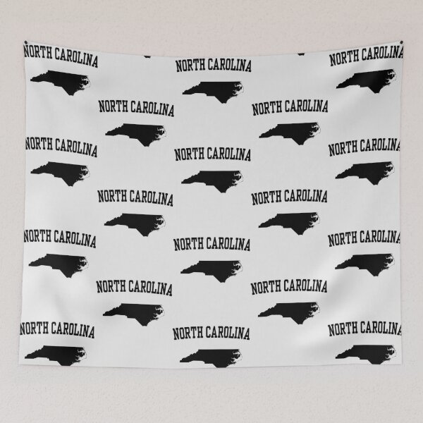 Item preview, North Carolina State Pride, Vintage NC Map Silhouette T-Shirt designed and sold by mashmosh.