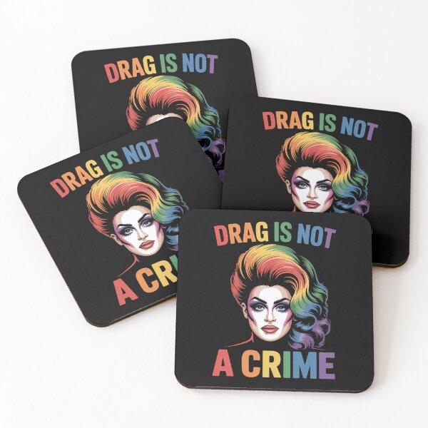 Item preview, Drag Is Not A Crime Fabulous Drag Queen LGBTQ Equality Pride designed and sold by DentistLegal.