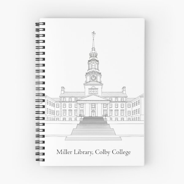 Item preview, Miller Library, Colby College designed and sold by Abs Art.