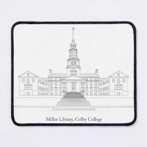 Item preview, Miller Library, Colby College designed and sold by Abs Art.