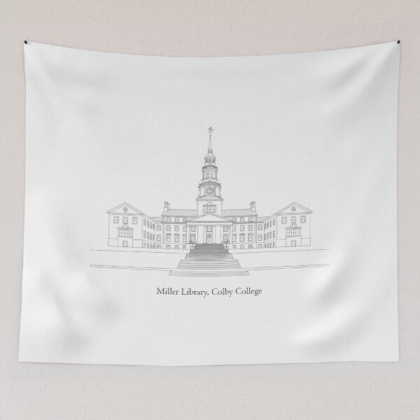 Item preview, Miller Library, Colby College designed and sold by Abs Art.