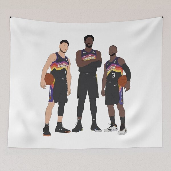 Item preview, Devin Booker Chris Paul Deandre Ayton Phoenix Suns designed and sold by albertomichell.