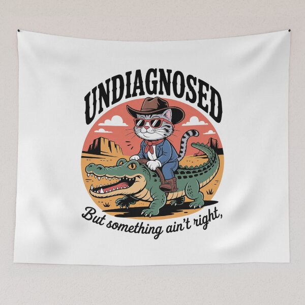 Item preview, Undiagnosed But Something Ain’t Right Raccoon Alligator  designed and sold by milanforbes.