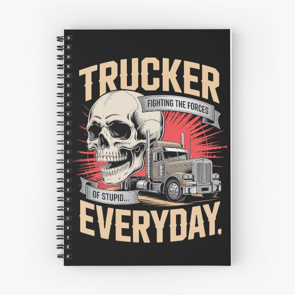 Item preview, Trucker Fighting The Forces of Stupid Everyday designed and sold by estellaken.