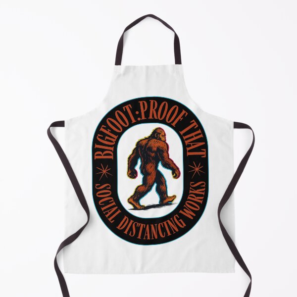 Item preview, Social Distancing Bigfoot - Funny Sasquatch Meme Graphic for T-Shirts & Stickers designed and sold by Spank My Yeti.