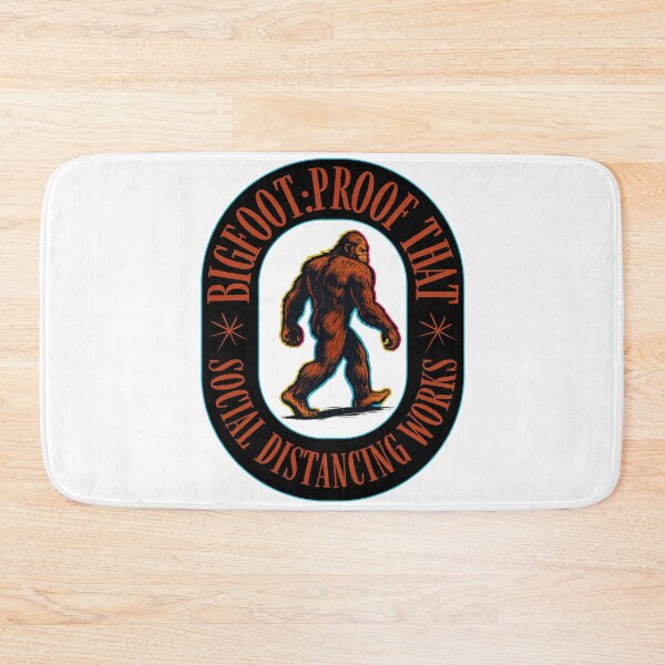 Item preview, Social Distancing Bigfoot - Funny Sasquatch Meme Graphic for T-Shirts & Stickers designed and sold by Spank My Yeti.