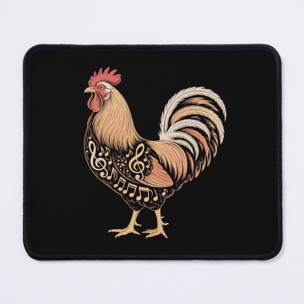 Item preview, Musical Notes Chicken Music Musician designed and sold by ToggleBet.