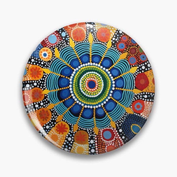 Item preview, Aboriginal Inspired Dot Art - Sunny Shiny designed and sold by GrinGalore.