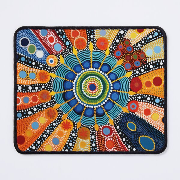Item preview, Aboriginal Inspired Dot Art - Sunny Shiny designed and sold by GrinGalore.