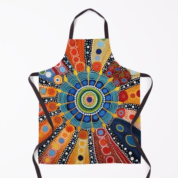 Item preview, Aboriginal Inspired Dot Art - Sunny Shiny designed and sold by GrinGalore.