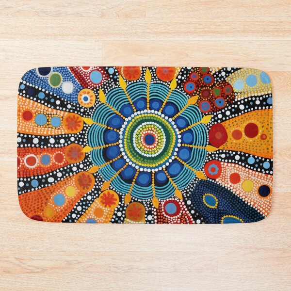 Item preview, Aboriginal Inspired Dot Art - Sunny Shiny designed and sold by GrinGalore.