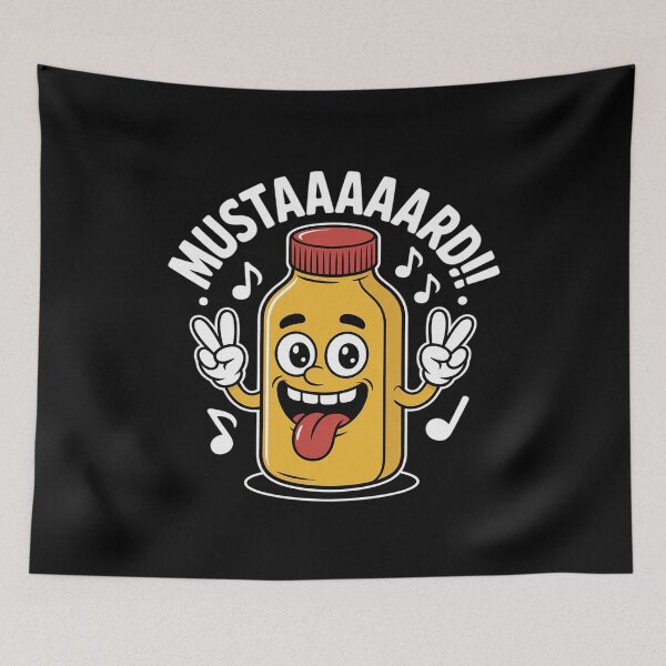 Item preview, Mustaaaaard Yellow Mustard Bottle Scream Mustard Condiment designed and sold by ToggleBet.