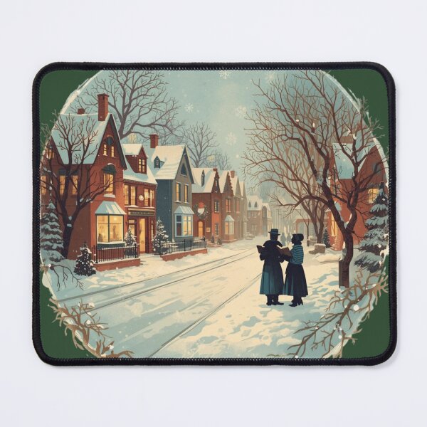 Item preview, Victorian Christmas Village in Snowfall designed and sold by Iuqiune.