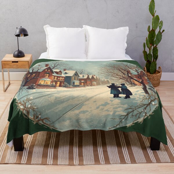 Item preview, Victorian Christmas Village in Snowfall designed and sold by Iuqiune.