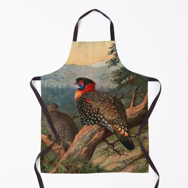 Item preview, Bird Print: Western Tragopan (Pheasant) by Archibald Thorburn designed and sold by Tridentulus.