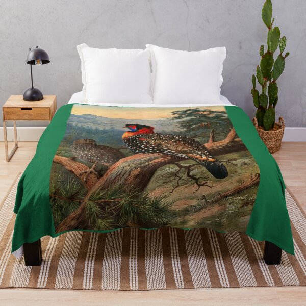 Item preview, Bird Print: Western Tragopan (Pheasant) by Archibald Thorburn designed and sold by Tridentulus.