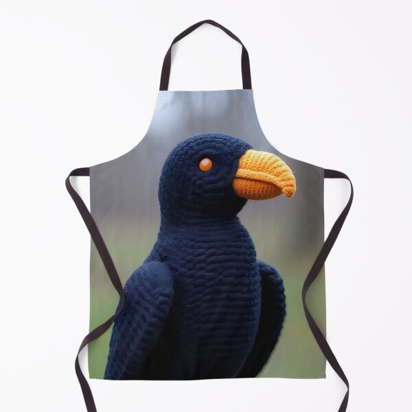 Item preview, Dark bird with an orange beak designed and sold by Mianku | Für das Leben.