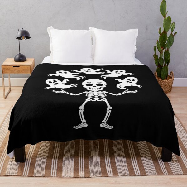 Item preview, Skeleton Juggling Ghosts Funny Halloween Costume designed and sold by khorbiasieno.