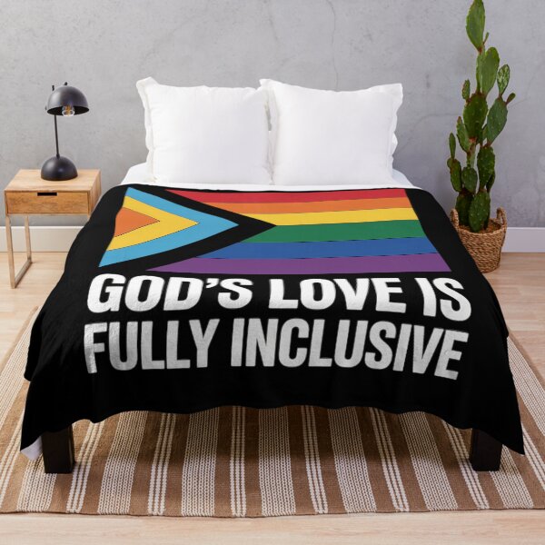 Item preview, God's Love Is Fully Inclusive LGBTQIA+ Gay Pride Christian designed and sold by DentistLegal.