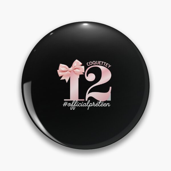 Item preview, 12 Official Pre-Teen 12th Birthday Girl Coquette 12 Year Old designed and sold by SyntaxClaw.