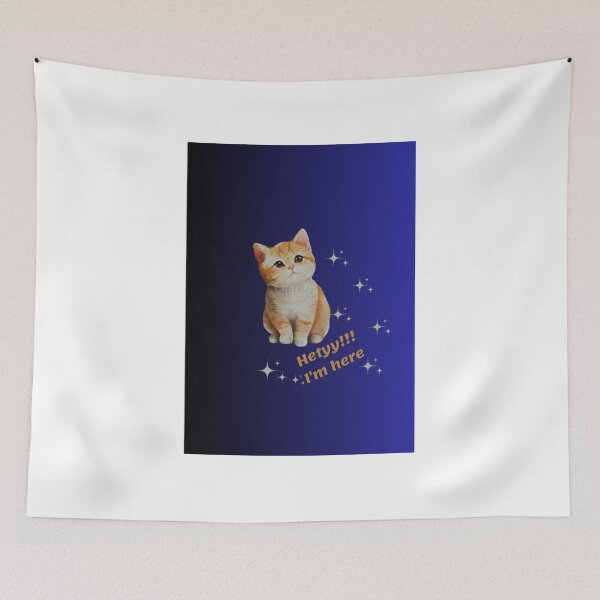 Aperçu de l'œuvre Image d'illustration de chat mignon créée et vendue par Artcreations06.