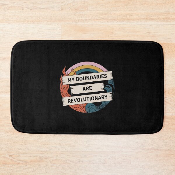 Item preview, My Boundaries are Revolutionary Self-Care Protest designed and sold by ToggleBet.