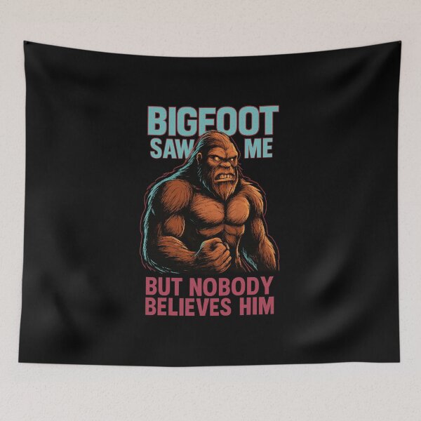 Item preview, Bigfoot Yeti Sasquatch Saw Me - A Sasquatch Meme You Can See Yourself In designed and sold by SpokeBender.