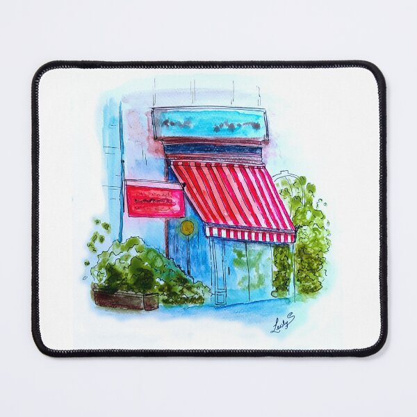 Item preview, Vintage Cafe Watercolor designed and sold by LeidySilvaArt.