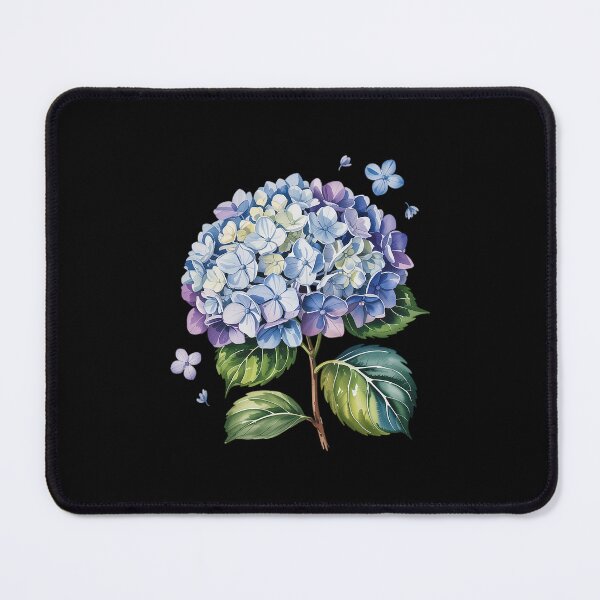 Item preview, Blue Hydrangeas Floral Cottagecore designed and sold by VasilisLamArt.