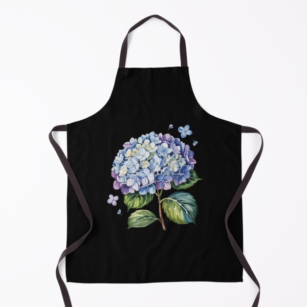 Item preview, Blue Hydrangeas Floral Cottagecore designed and sold by VasilisLamArt.