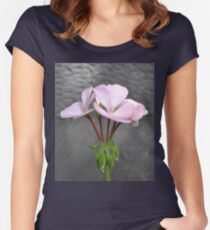 Pink geranium Women's Fitted Scoop T-Shirt