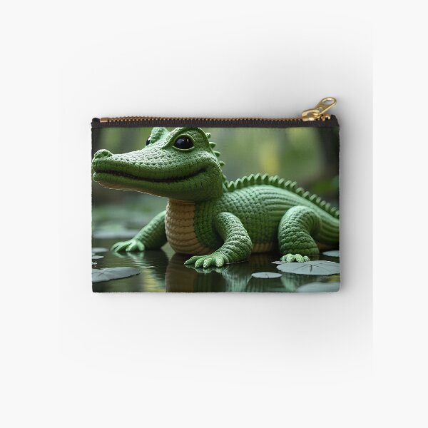 Item preview, Climbing caiman with reflection in the water designed and sold by Mianku | Für das Leben.