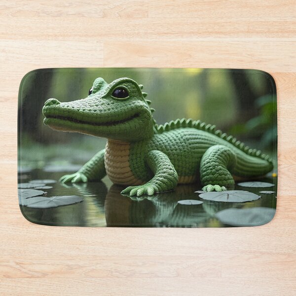 Item preview, Climbing caiman with reflection in the water designed and sold by Mianku | Für das Leben.