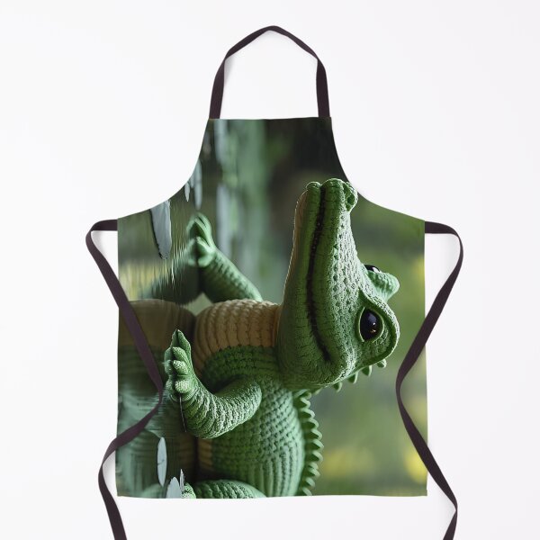 Item preview, Climbing caiman with reflection in the water designed and sold by Mianku | Für das Leben.