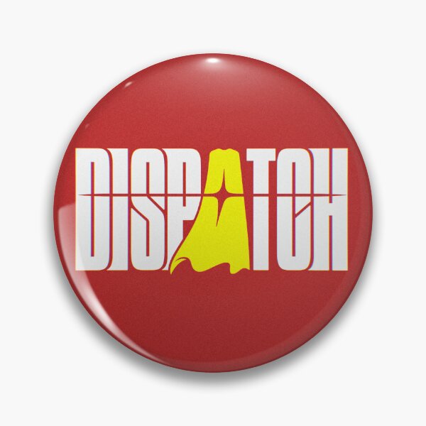 Item preview, Dispatch logo with red background designed and sold by Poptsy-Ez.