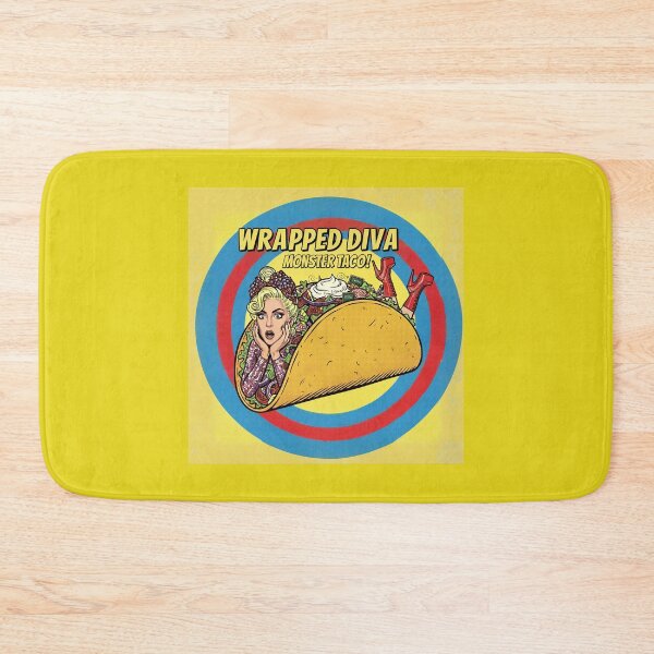 Item preview, WRAPPED DIVA MONSTER TACO - The Ultimate Retro Pop Art Food Design! designed and sold by SammyMorry.