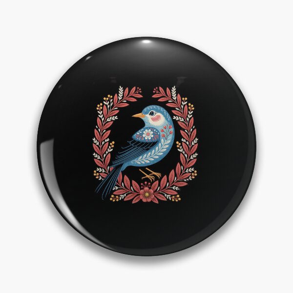 Item preview, Scandinavian Folk Art Bird designed and sold by milanforbes.