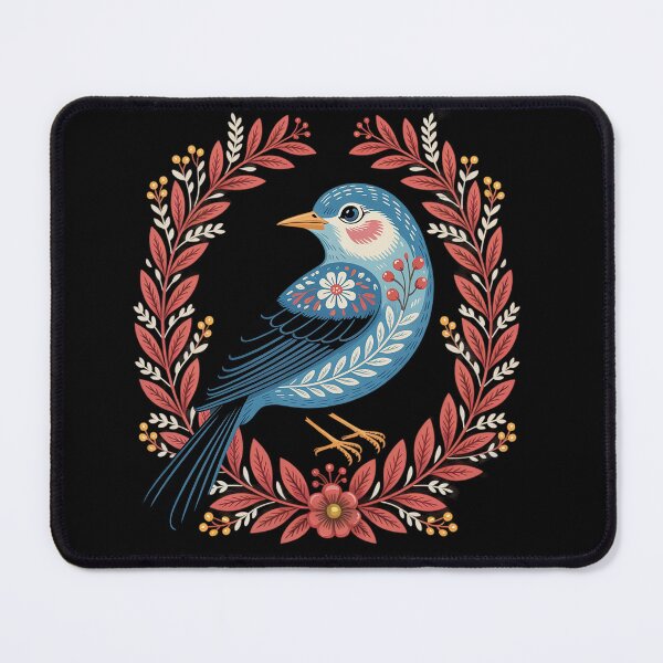 Item preview, Scandinavian Folk Art Bird designed and sold by milanforbes.