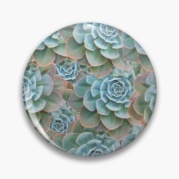 Item preview, Pastel Succulent Repeating Pattern – Nature Aesthetic Design designed and sold by MadeInNapTime.