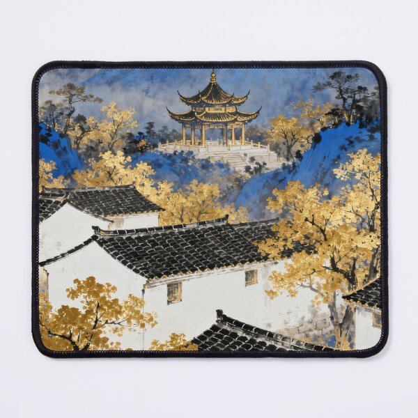 Item preview, Majestic Blue Mountains and Golden Village Pavilion designed and sold by zzz888.