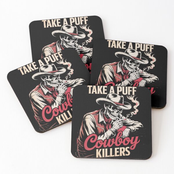 Item preview, Western Skeleton Cowboy Take A Puff  designed and sold by milanforbes.